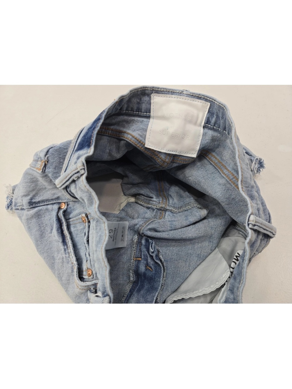 Mother Snap Down Mini Flare High Spirits RARE Size 29 Womens - Picture 10 of 14